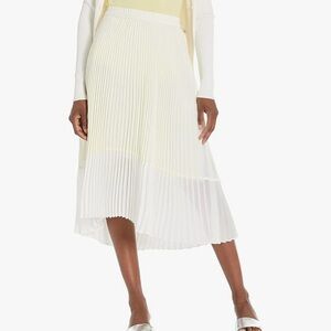 Club Monaco Cream Midi Skirt size XS